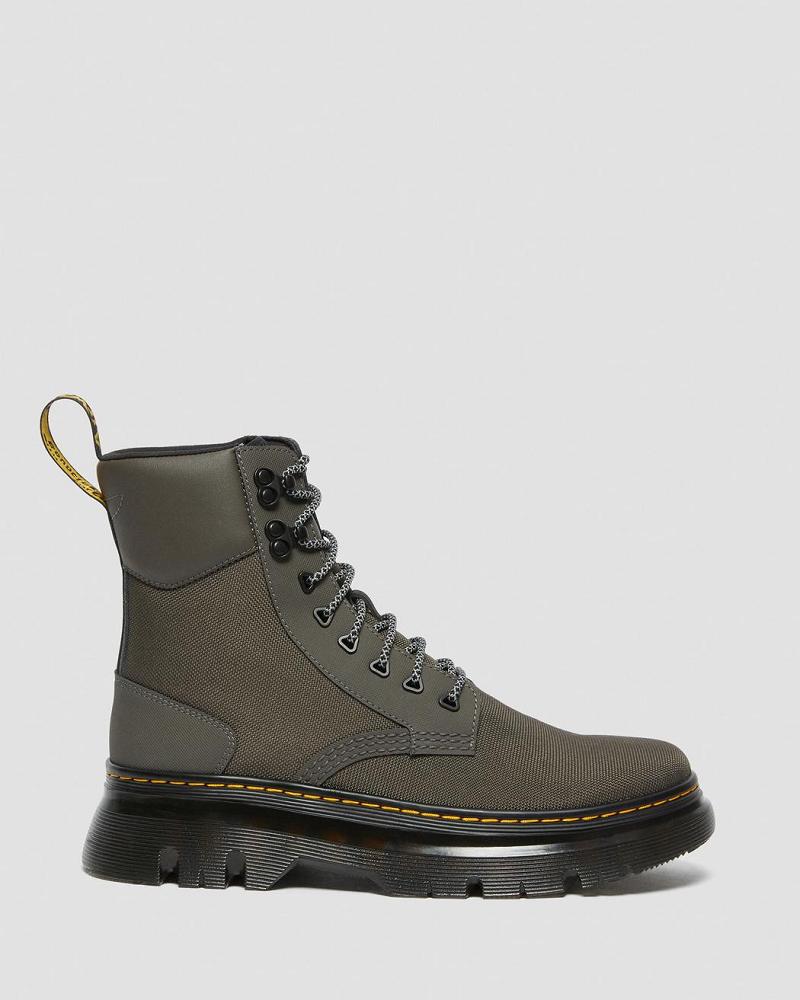 Men's Dr Martens Tarik Utility Casual Boots Olive | AU 471PJJ